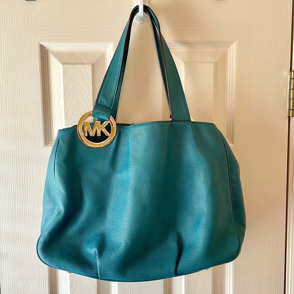 Peacock Blue Michael Kors Bag